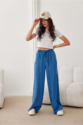 Spodnie Damskie Model Emmy NIE SPD0041 Blue - Roco Fashion
