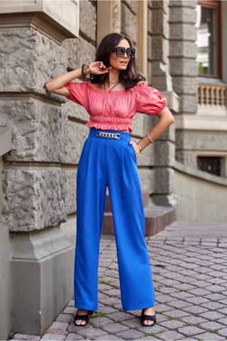 Spodnie Damskie Model NIE SPD0020 Blue - Roco Fashion