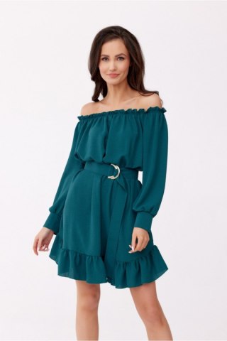 Sukienka Model Cindy BUT SUK0400 Bottle Green - Roco Fashion