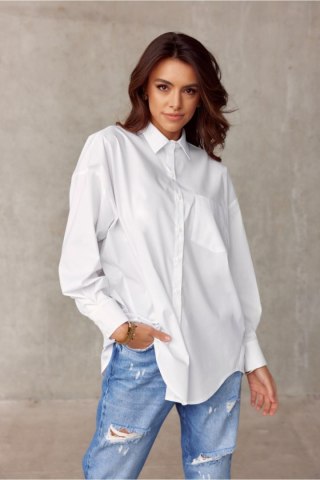 Koszula Damska Model EKR BLU0155 Ecru - Roco Fashion