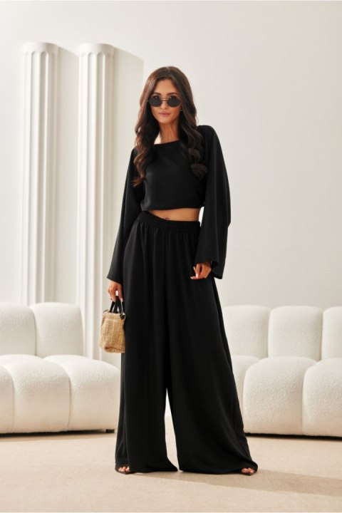 Spodnie Damskie Model Lara CZA SPD0046 Black - Roco Fashion