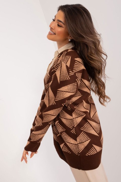 Sweter Damski Model BA-SW-12035.09 Brown - Badu