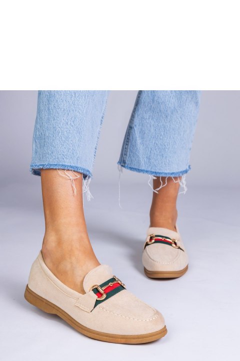 Mokasyny Model Daliana GO-1C Beige - PRIMO