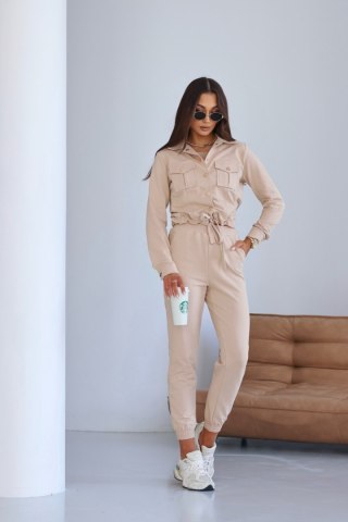 Spodnie Komplet Model Milano 191158528 Beige - LaBalancia
