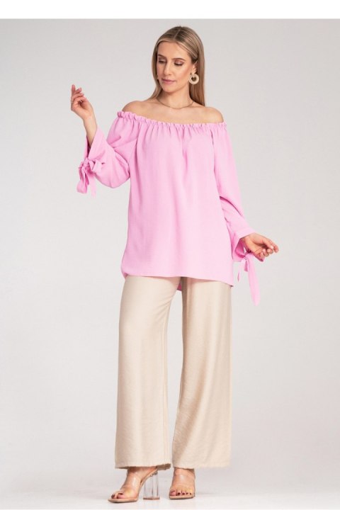 Bluzka Model M1133 Pink - Figl