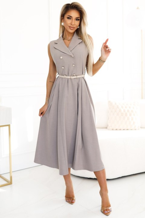 Sukienka Model 596-2 Grey Beige - Numoco