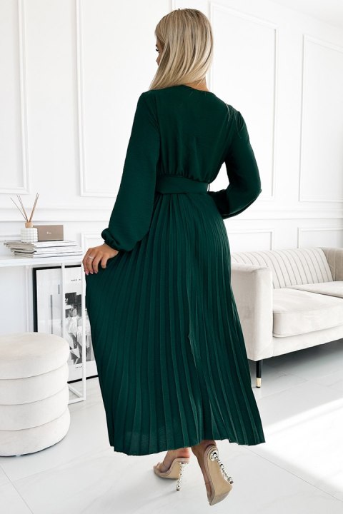 Sukienka Model Viviana 504-3 Bottle Green - Numoco