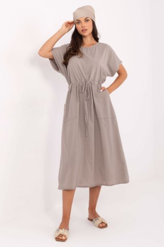 Sukienka Model TW-SK-BI-6-2041.89 Dark Beige - Och Bella