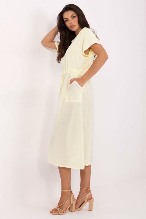 Sukienka Model TW-SK-BI-6-2041.89 Light Yellow - Och Bella