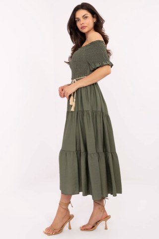 Sukienka Model MI-SK-A2609.96 Khaki - Italy Moda