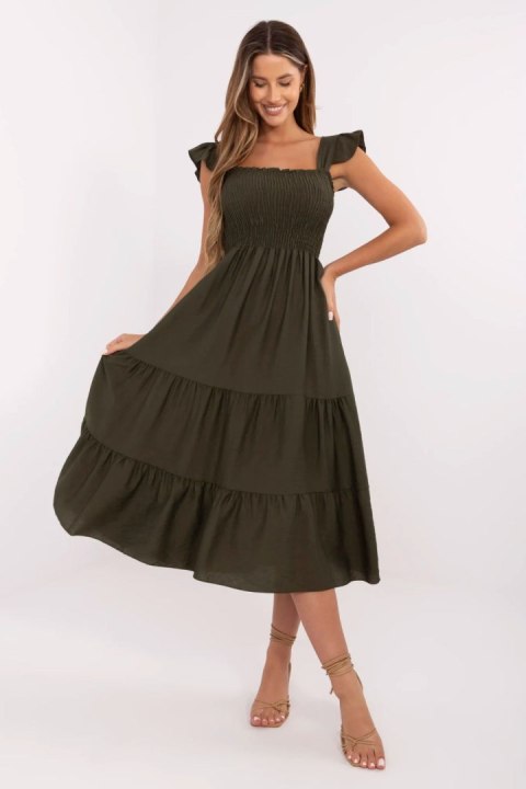 Sukienka Model MI-SK-A5063.69P Khaki - Italy Moda