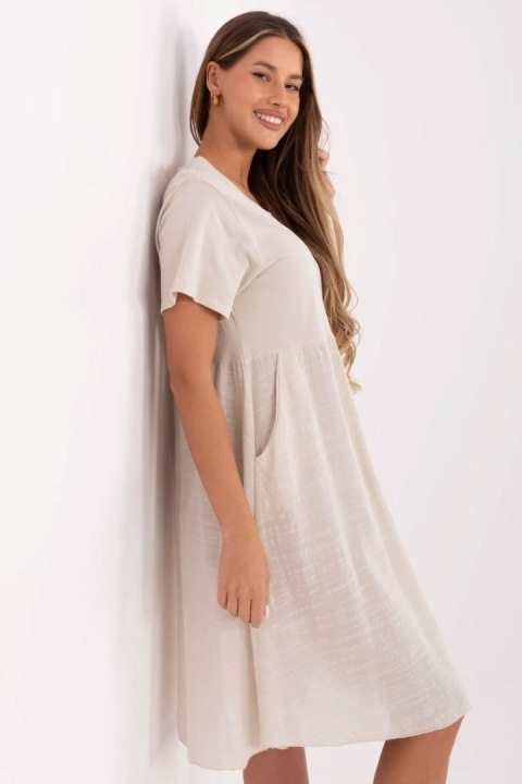 Sukienka Model MO-SK-1005.67 Beige - Italy Moda