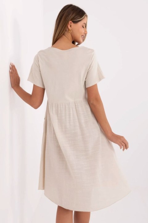 Sukienka Model MO-SK-1005.67 Beige - Italy Moda