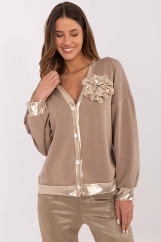 Bluza Damska Model MI-BL-61789.24 Dark Beige - Italy Moda