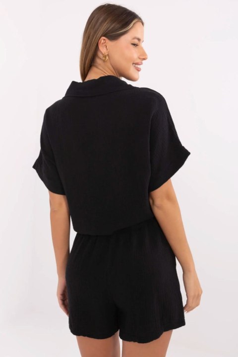 Koszula Damska Model MO-KS-F071.00 Black - Italy Moda