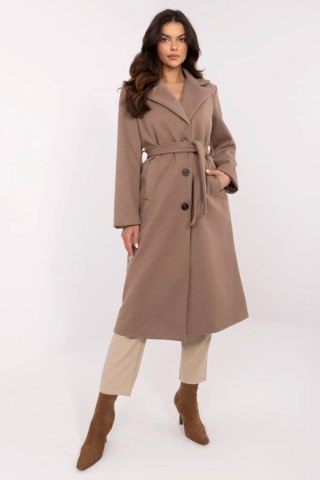 Płaszcz Damski Model MO-PL-1804.00 Dark Beige - Italy Moda