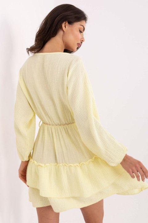 Sukienka Model MI-SK-A5079.27 Light Yellow - Italy Moda