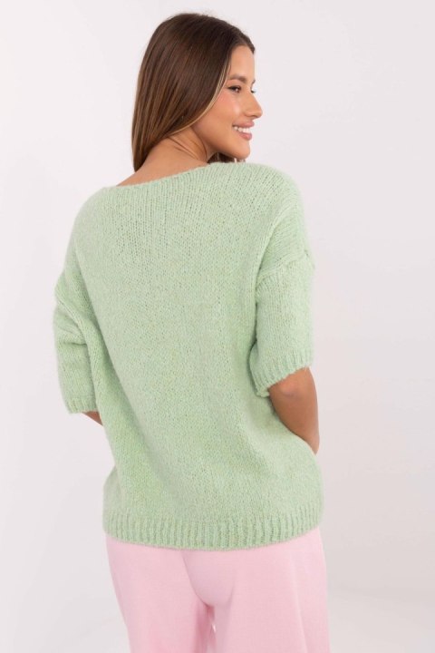 Sweter Damski Model MI-SW-2103.07 Pistacja - Italy Moda