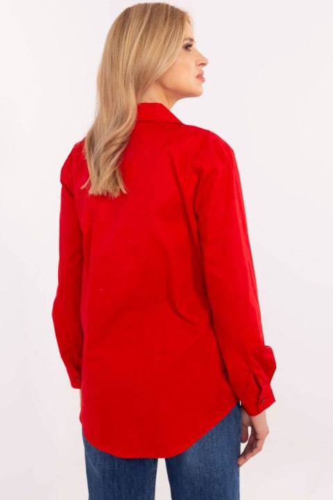 Koszula Damska Model DHJ-KS-20169.16P Red - Italy Moda