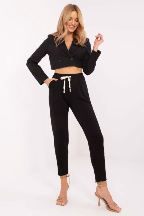 Spodnie Dresowe Model DHJ-SP-9283.83P Black - Italy Moda