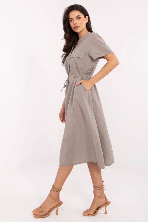 Sukienka Model MI-SK-109898.68 Dark Beige - Italy Moda
