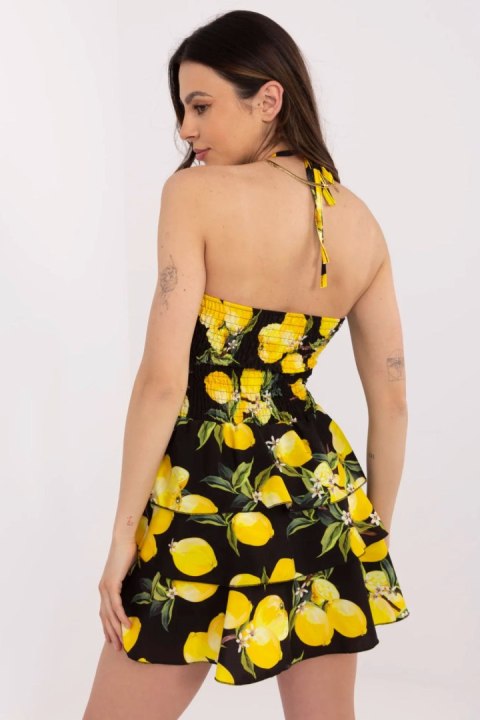 Sukienka Model MI-SK-23708.60 Black/Yellow - Italy Moda