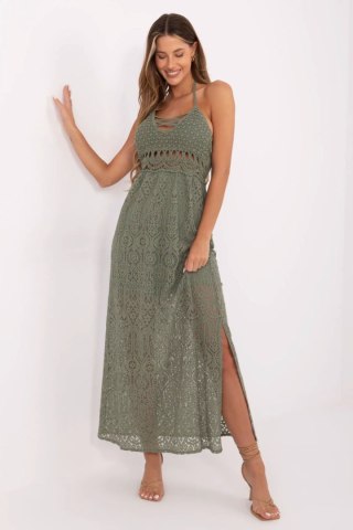 Sukienka Model MI-SK-88191.63 Khaki - Italy Moda