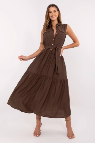 Sukienka Model MI-SK-A5032.70P Brown - Italy Moda