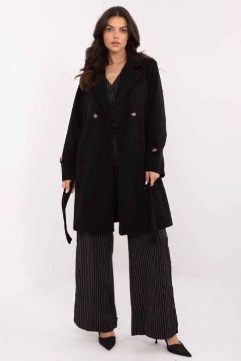Płaszcz Damski Model MO-PL-5209.87 Black - Italy Moda