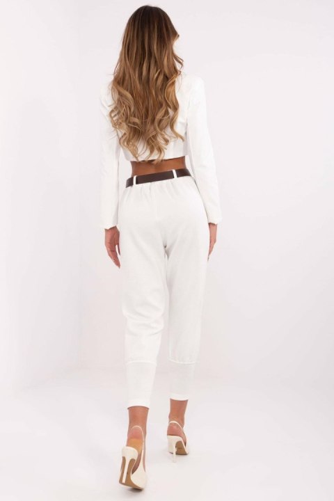 Spodnie Dresowe Model DHJ-SP-20316.87 Ecru - Italy Moda