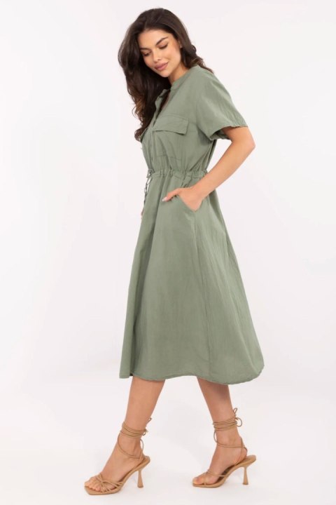 Sukienka Model MI-SK-109898.68 Khaki - Italy Moda