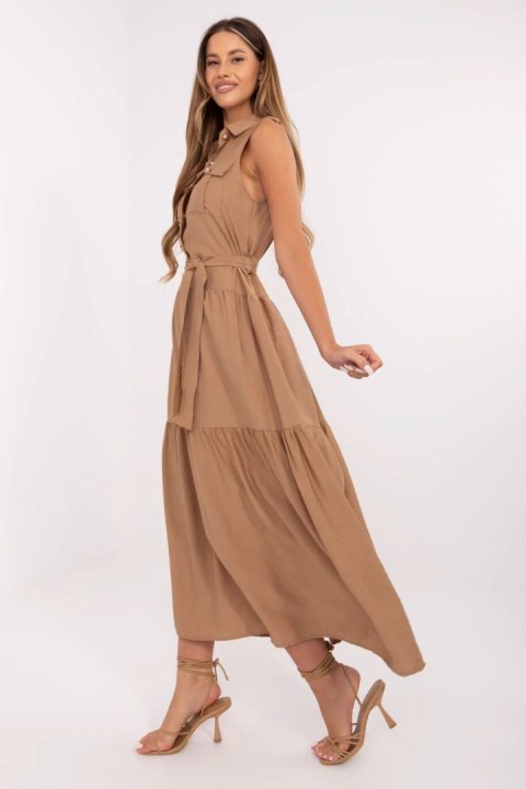 Sukienka Model MI-SK-A5032.70P Camel - Italy Moda
