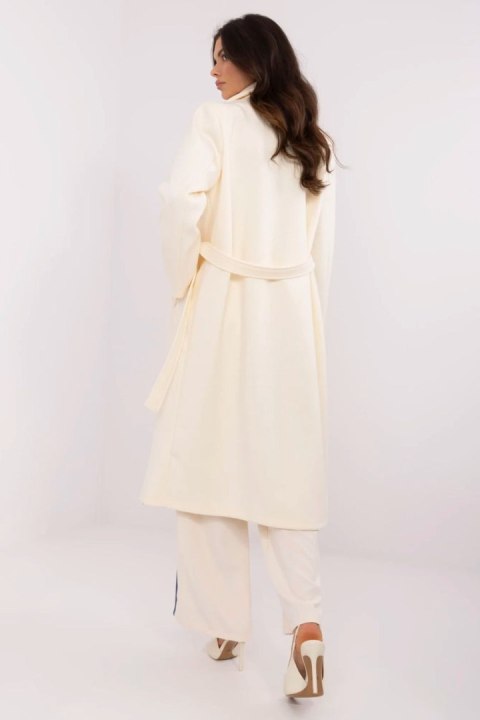 Płaszcz Damski Model MO-PL-1804.00 Ecru - Italy Moda