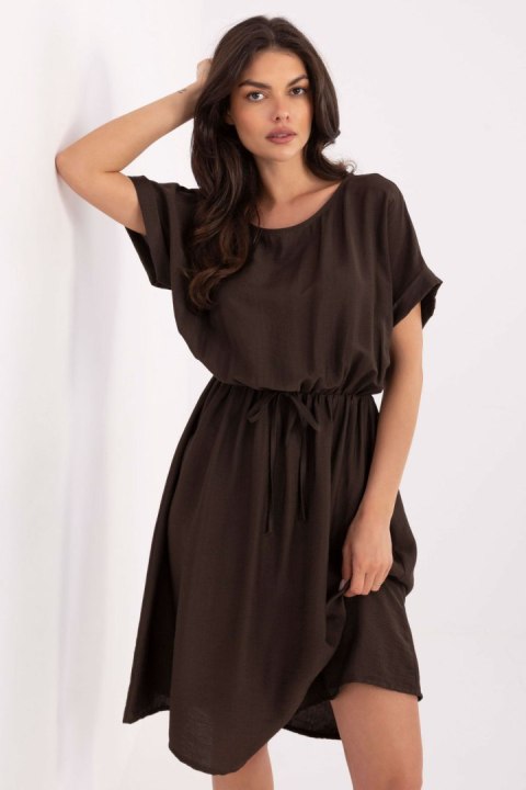 Sukienka Model MI-SK-A63751.67 Dark Brown - Italy Moda