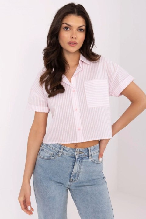 Koszula Damska Model NM-KS-KA-01148.50P White/Pink - NM