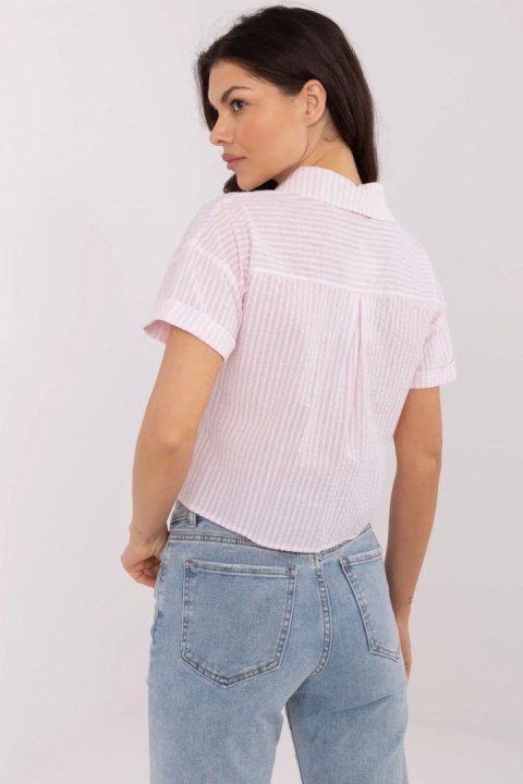 Koszula Damska Model NM-KS-KA-01148.50P White/Pink - NM