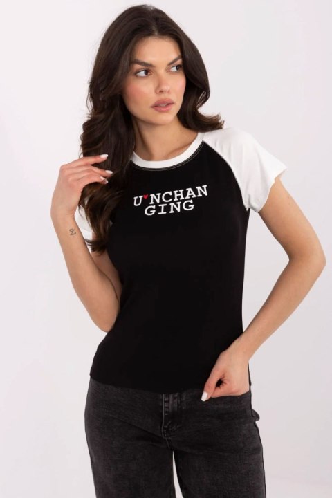 T-shirt Damski Model NM-TS-V7939.50 Black/White - NM