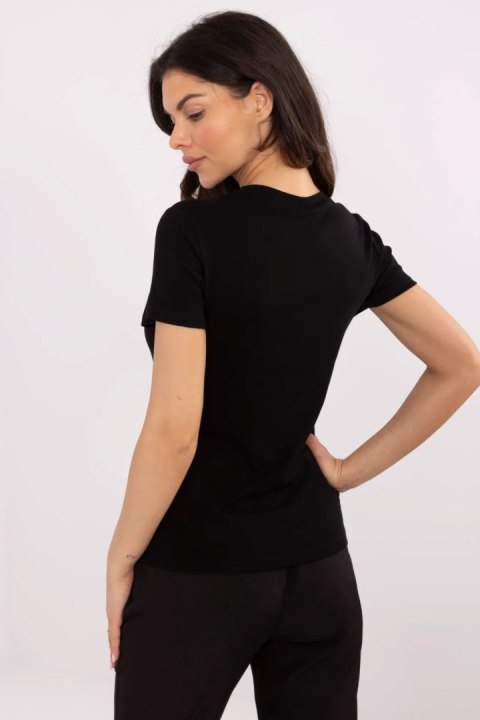 Tshirt Damski Model NM-TS-JX-09328.65P Black/Pink - NM