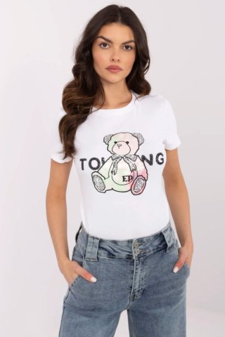 Tshirt Damski Model NM-TS-JX-09328.65P White/Pink - NM