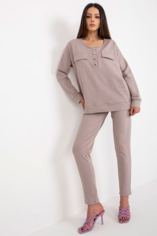 Spodnie Komplet Model LK-KMPL-509315.06 Dark Beige - Lakerta