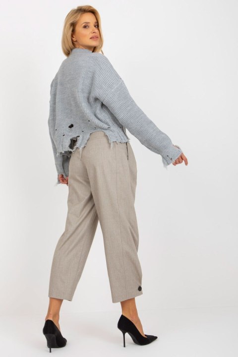 Sweter Damski Model LC-SW-0373.95P Grey - Rue Paris