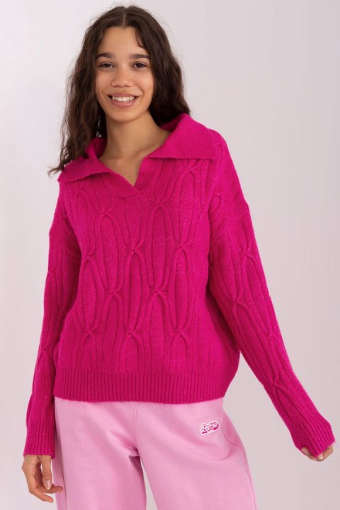 Sweter Damski Model AT-SW-2349-2.96 Fuksja - AT