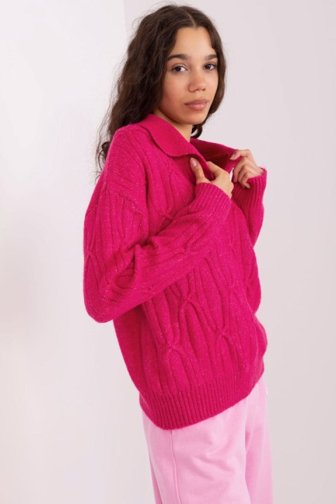 Sweter Damski Model AT-SW-2349-2.96 Fuksja - AT