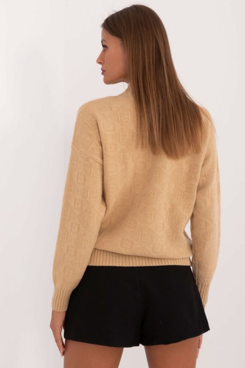 Sweter Damski Model AT-SW-2339.54 Light Camel - AT