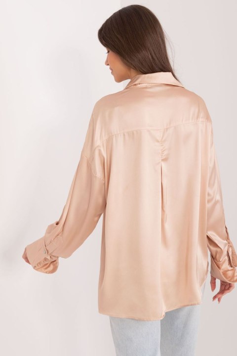 Koszula Damska Model FA-KS-9245.29X Beige - Fancy