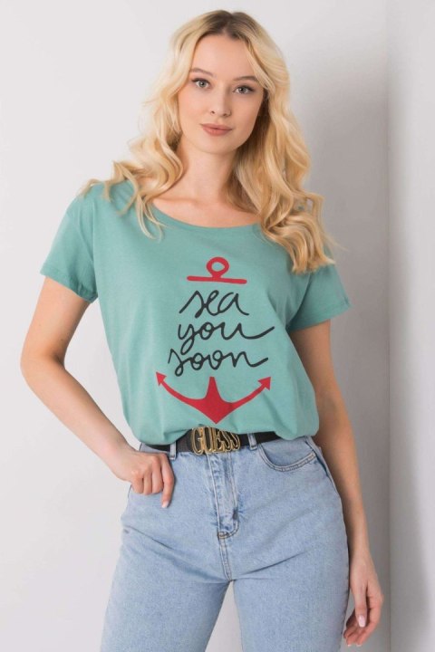 T-shirt Damski Model FA-TS-7196.74P Pistacja - Fancy